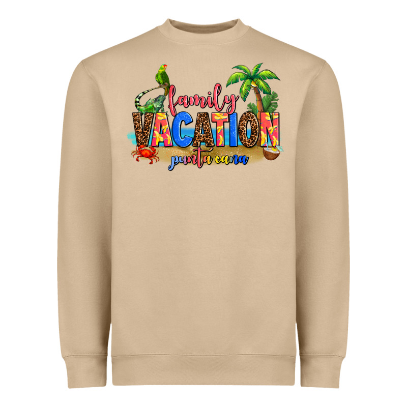 Punta Cana Family Vacation Heavyweight Sweatshirt by AdoDesignShop | Teevron