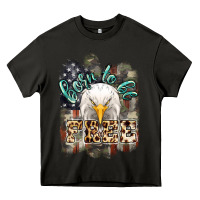 Asphalt Born to be free 4th of july Heavy Core Tee - HowdyJamesFarm