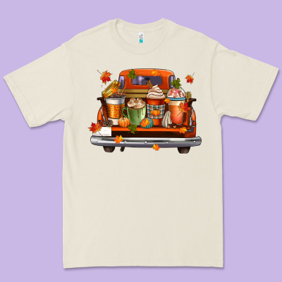 Coffee Cups Truck Premium Tee Designed By Cowgirlartshop