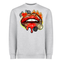 Race Lips Heavyweight Sweatshirt | Teevron