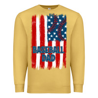 Antique Gold baseball dad american flag Premium Sweatshirt - JahusDesignShop