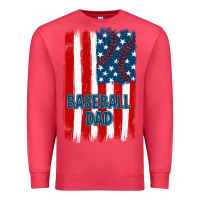 Cardinal baseball dad american flag Premium Sweatshirt - JahusDesignShop