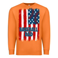 Carrot baseball dad american flag Premium Sweatshirt - JahusDesignShop