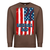 Chestnut baseball dad american flag Premium Sweatshirt - JahusDesignShop