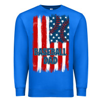 True Royal baseball dad american flag Premium Sweatshirt - JahusDesignShop
