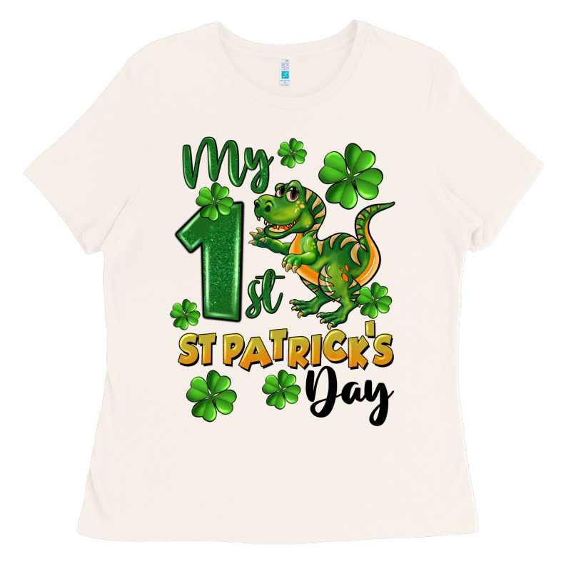 My First St. Patrick's Day Ladies Tee by CowGirlArtShop | Teevron