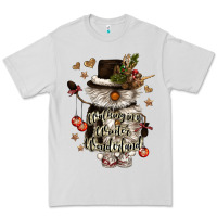 Dove Grey walking in a winter wonderland Premium Tee - CowGirlArtShop