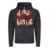 Vintage Black Love never fails Vintage Hoodie - FaDigitalArtStudio