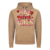 Love Never Fails Vintage Hoodie | Teevron