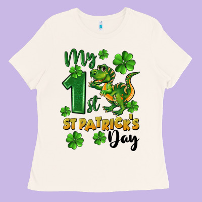 My First St. Patrick's Day Ladies Tee Designed By Cowgirlartshop