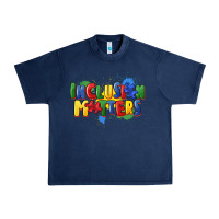 Navy Inclusion matters Urban Heavy Tee - FaDigitalArtStudio