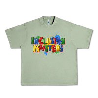 Oil Green Inclusion matters Urban Heavy Tee - FaDigitalArtStudio