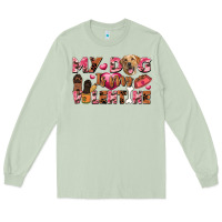 Matcha my dog is my valentine Long Sleeve Tee - FaDigitalArtStudio