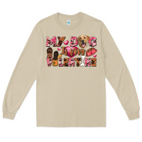 Mushroom my dog is my valentine Long Sleeve Tee - FaDigitalArtStudio