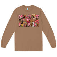 Toasted Coconut my dog is my valentine Long Sleeve Tee - FaDigitalArtStudio