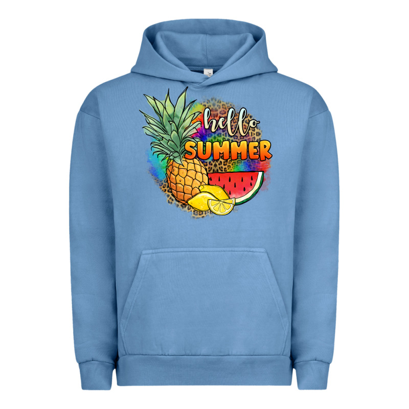 Hello Summer Pineapple Urban Hoodie by JahusDesignShop | Teevron