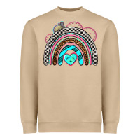 Mushroom race rainbow Heavyweight Sweatshirt - AdoDesignShop