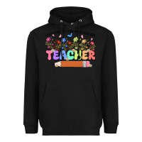 Black teacher wildflowers kopyası Heavyweight Hoodie - JahusDesignShop