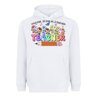 White teacher wildflowers kopyası Heavyweight Hoodie - JahusDesignShop