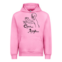 Fuchsia Pink grr argh Urban Hoodie - baoMotion