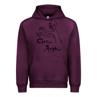Mauve Wine grr argh Urban Hoodie - baoMotion