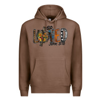 Chestnut so loved jhon 3.16 Premium Hoodie - SublimationCraftShop