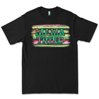 Black Floral Mama Tried Premium Tee - Jasminsmagicworld