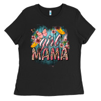 Black Girl mama butterfly mother's day Ladies Tee - HowdyJamesFarm