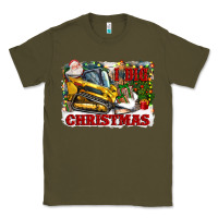 Army Green i dig christmas Classic Tee - CowGirlArtShop