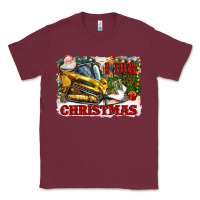 Burgundy i dig christmas Classic Tee - CowGirlArtShop