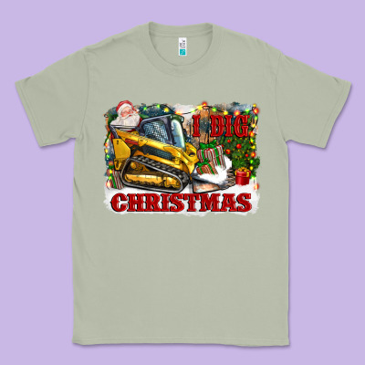 I Dig Christmas Classic Tee Designed By Cowgirlartshop