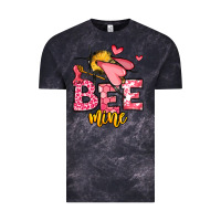 Cloud Black Bee Mine Valentines Day Vintage Tee - OliviaCreatesArt