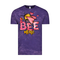 Cloud Purple Bee Mine Valentines Day Vintage Tee - OliviaCreatesArt