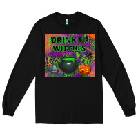 Black drink up witches tumbler Long Sleeve Tee - BundleAndBundleShop