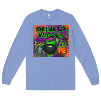 Colony Blue drink up witches tumbler Long Sleeve Tee - BundleAndBundleShop