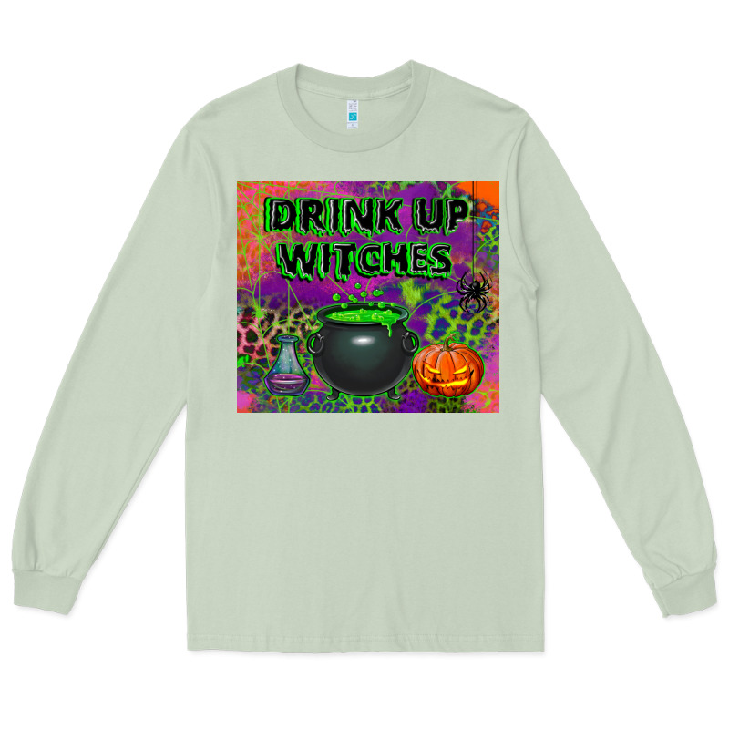 Drink Up Witches Tumbler Long Sleeve Tee by BundleAndBundleShop | Teevron