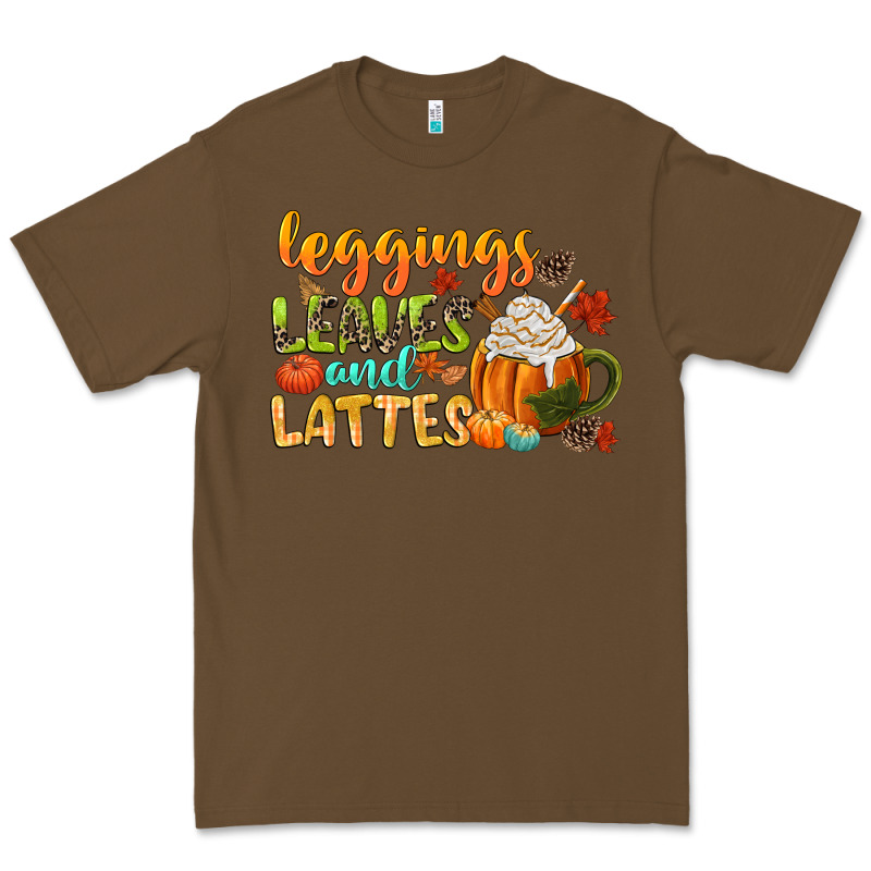 Leaves And Lattes Premium Tee by CowGirlArtShop | Teevron