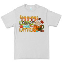 Dove Grey leaves and lattes Premium Tee - CowGirlArtShop