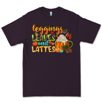 Plum leaves and lattes Premium Tee - CowGirlArtShop
