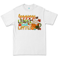 White leaves and lattes Premium Tee - CowGirlArtShop