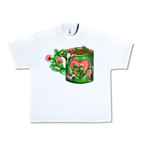 White Cactus Coffee cup Urban Heavy Tee - FaDigitalArtStudio