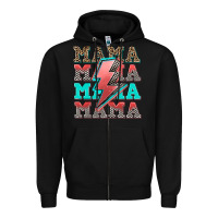 Black racing mama Zipper Hoodie - AdoDesignShop