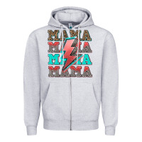 Heather Grey racing mama Zipper Hoodie - AdoDesignShop