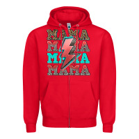 Red racing mama Zipper Hoodie - AdoDesignShop