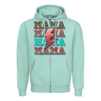Seafoam racing mama Zipper Hoodie - AdoDesignShop