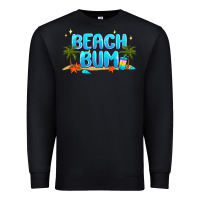 Black beach bum Premium Sweatshirt - JahusDesignShop