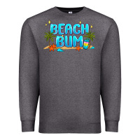 Charcoal Heather beach bum Premium Sweatshirt - JahusDesignShop