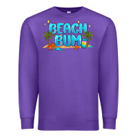 Purple beach bum Premium Sweatshirt - JahusDesignShop
