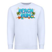 White beach bum Premium Sweatshirt - JahusDesignShop