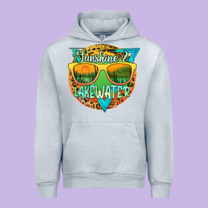 Sunshine & Lakewater Urban Hoodie Designed By Jahusdesignshop